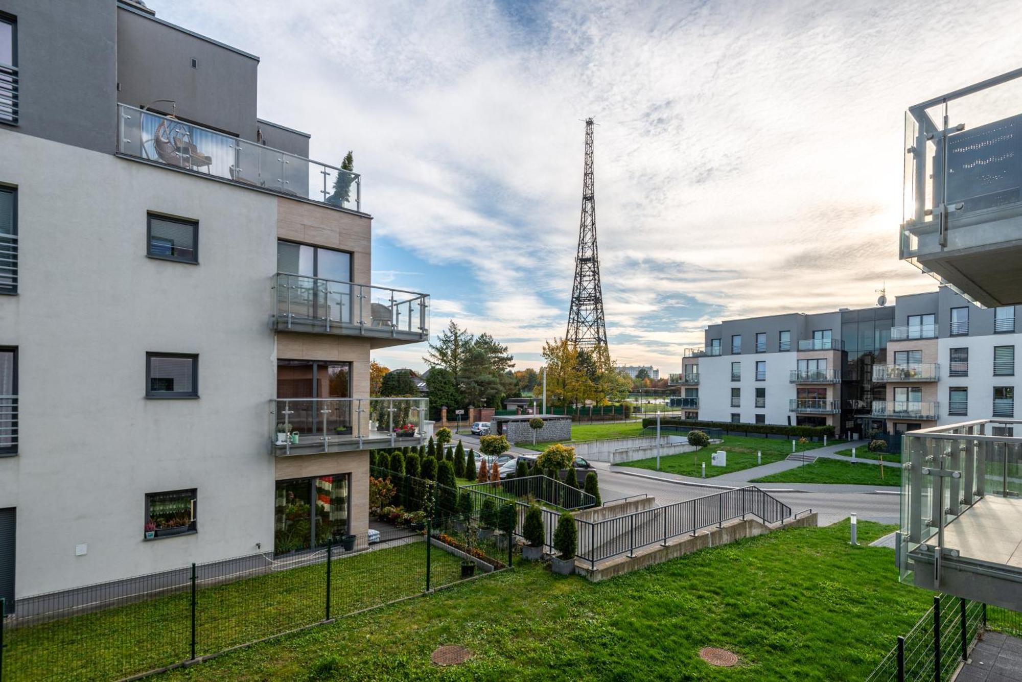 Apartament Lubliniecka Z Pieknym Widokiem Na Radiostacje Gliwice Zewnętrze zdjęcie
